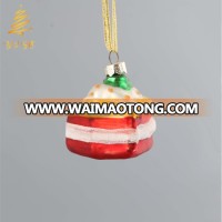 Outdoor Christmas Decorations cup cake glass hanging christmas decoration