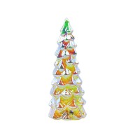 Factory direct sale blown led glass christmas tree ornaments